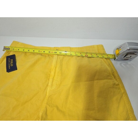 NEW Ralph Lauren Polo Mens 5" Stretch Classic Fit Chino Short Yellow XXL Preppy - Picture 11 of 15